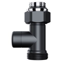 Узел нижнего подключения Royal Thermo Design прямой 1/2quot;х3/4quot; EK (черный)