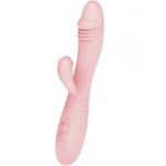 Нежно-розовый вибратор кролик Snappy
