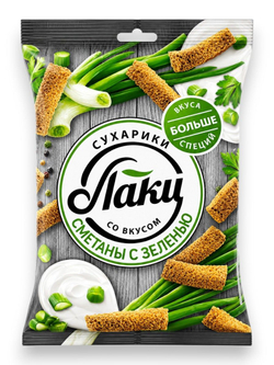 Сухарики Ассорти 5 Вкусов "Лаки" 75 г * 2 шт