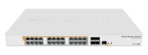MikroTik CRS328-24P-4S+RM Коммутатор с SFP/SFP+ PoE