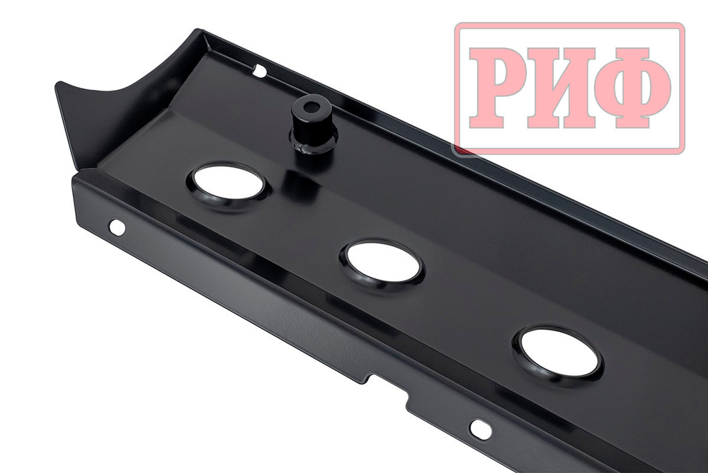 Бампер передний силовой/защита штатного бампера РИФ Renault Duster 2021+ с защитой радиатора