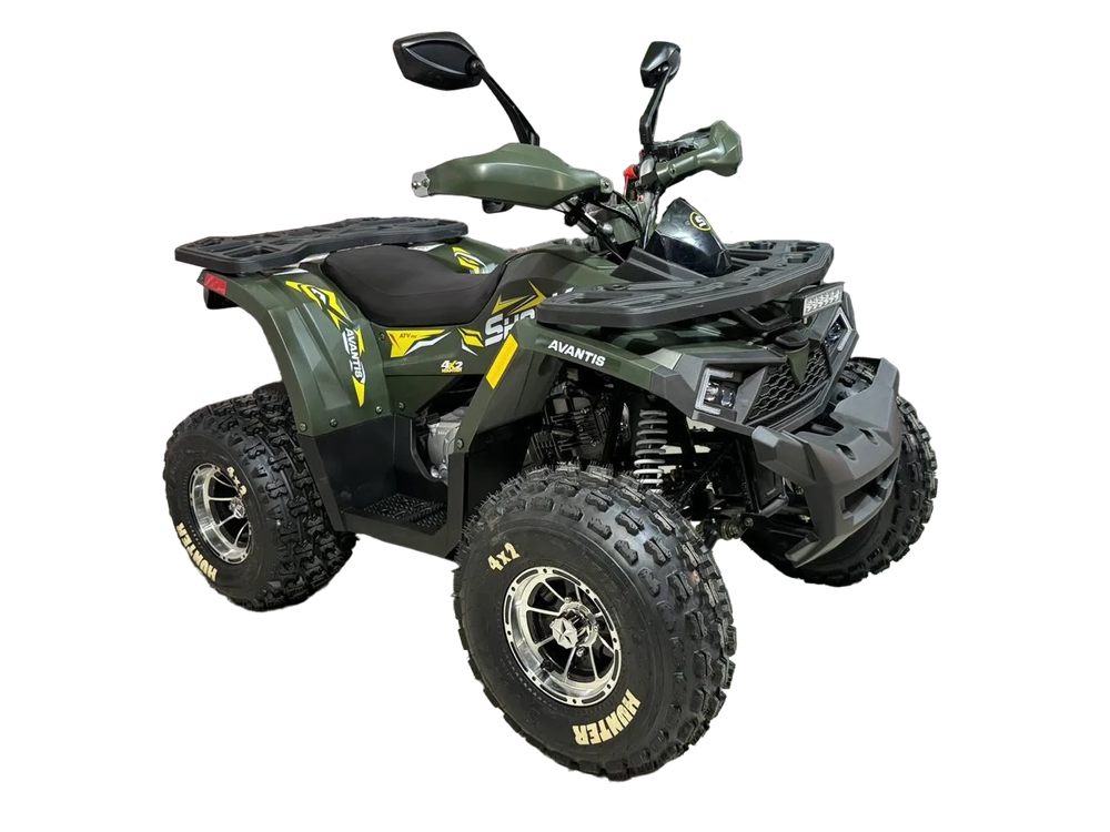 Квадроцикл Avantis HS8 Shark 150 Premium (баланс.вал) зеленый