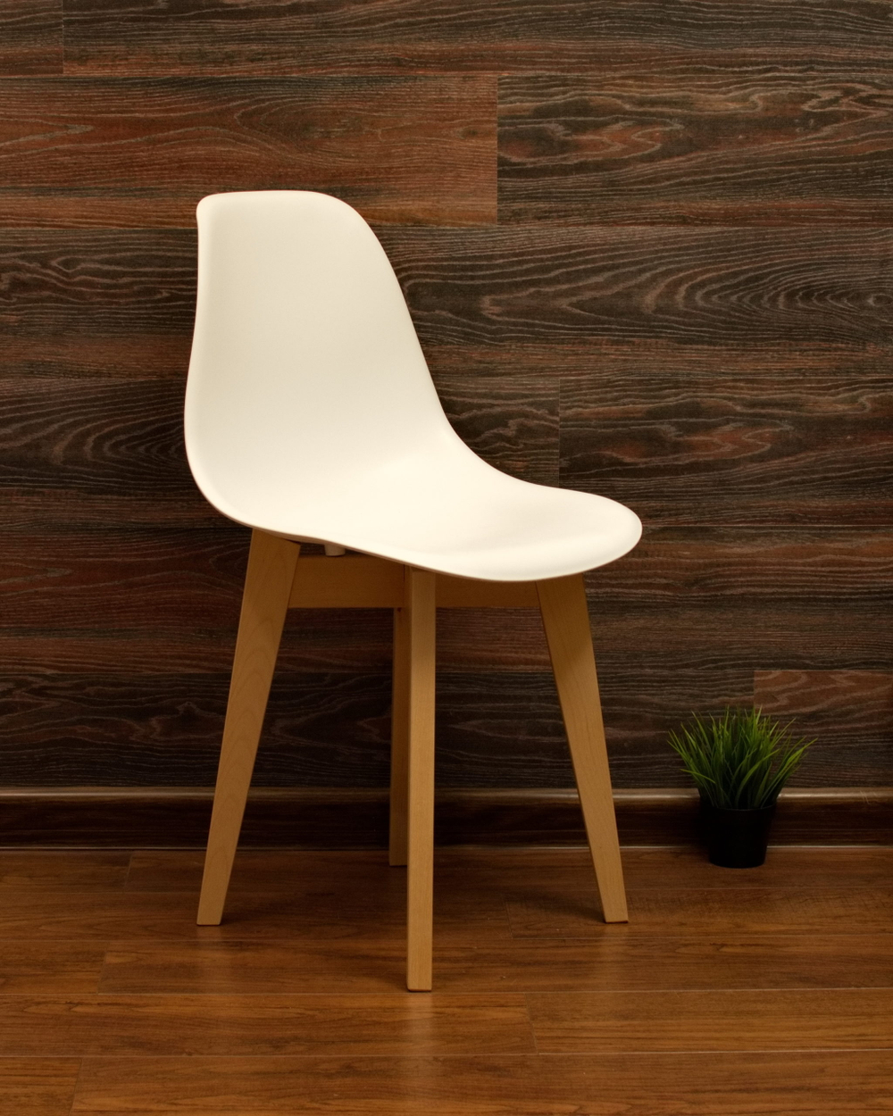 Стол Zip-mebel Монте К 100 натур со стульями Сашш натур белый