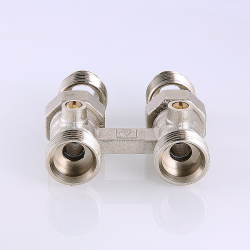 Узел для нижнего подключения радиатора (комплект) 1/2" х 3/4" («евроконус»)
