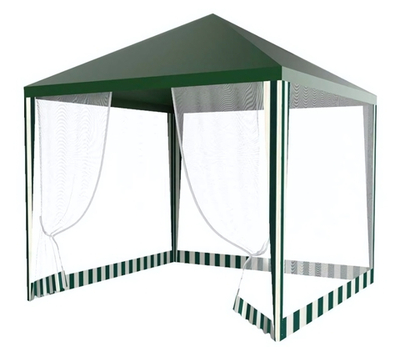 Шатер-тент ECOS TZGB-106 с москитными сетками 300*300/240*240*250 см (стальной каркас)
