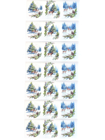 Рогожка Снежный Олень , 100% хлопок, 150 см. Отрез 150х441 см (7 купонов). Большой запас для творчества