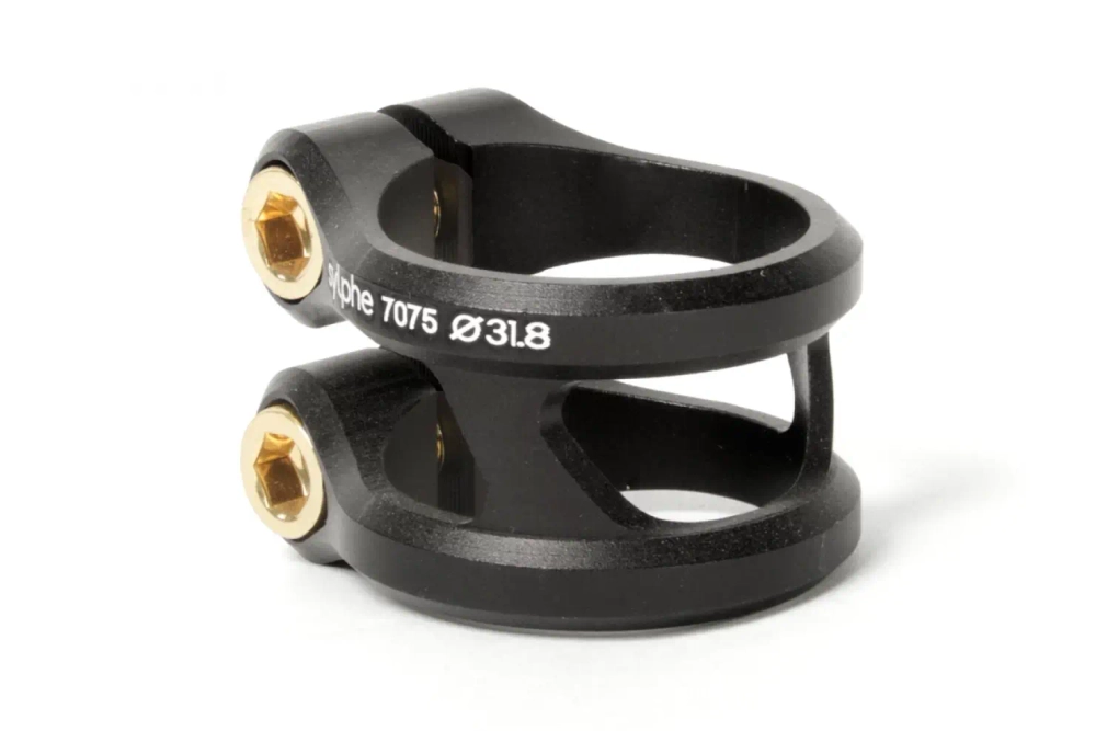 Зажим Ethic sylphe double clamp V2 34.9 black