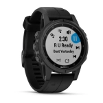 Смарт-часы Garmin Fenix 5s Plus Sapphire, черный, 010-01987-03