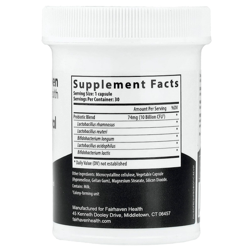 Fairhaven Health, IsoFresh™, вагинальный пробиотик, 30 капсул