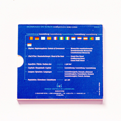 Luxembourg 2003 Year Set