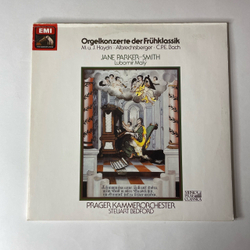 Винтажная виниловая пластинка LP Jane Parker-Smith, Carl Philipp Emanuel Bach Бах, Orgelkonzerte Der Fruhklassik Ранние Классические Органные Концерты (Германия 1979) Quadraphonic