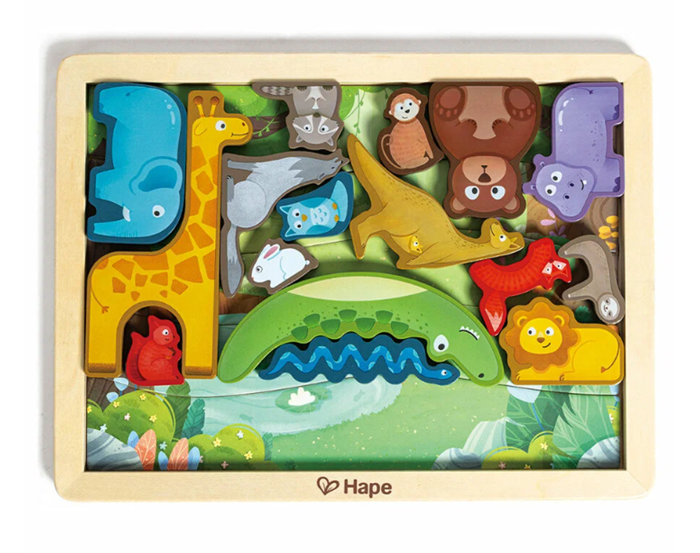 Детский пазл "Умняша" Королевство животных