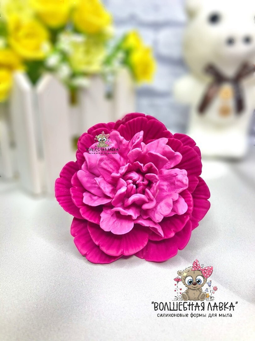 Силиконовая форма Пион