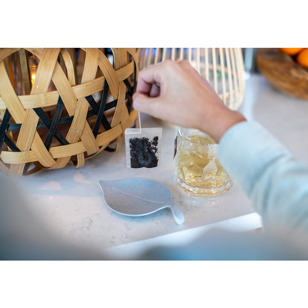 Набор подставок leaf-on, organic, сине-серый. 4 шт.