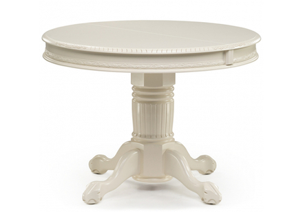 Стол деревянный Woodville Альфред круглый крем