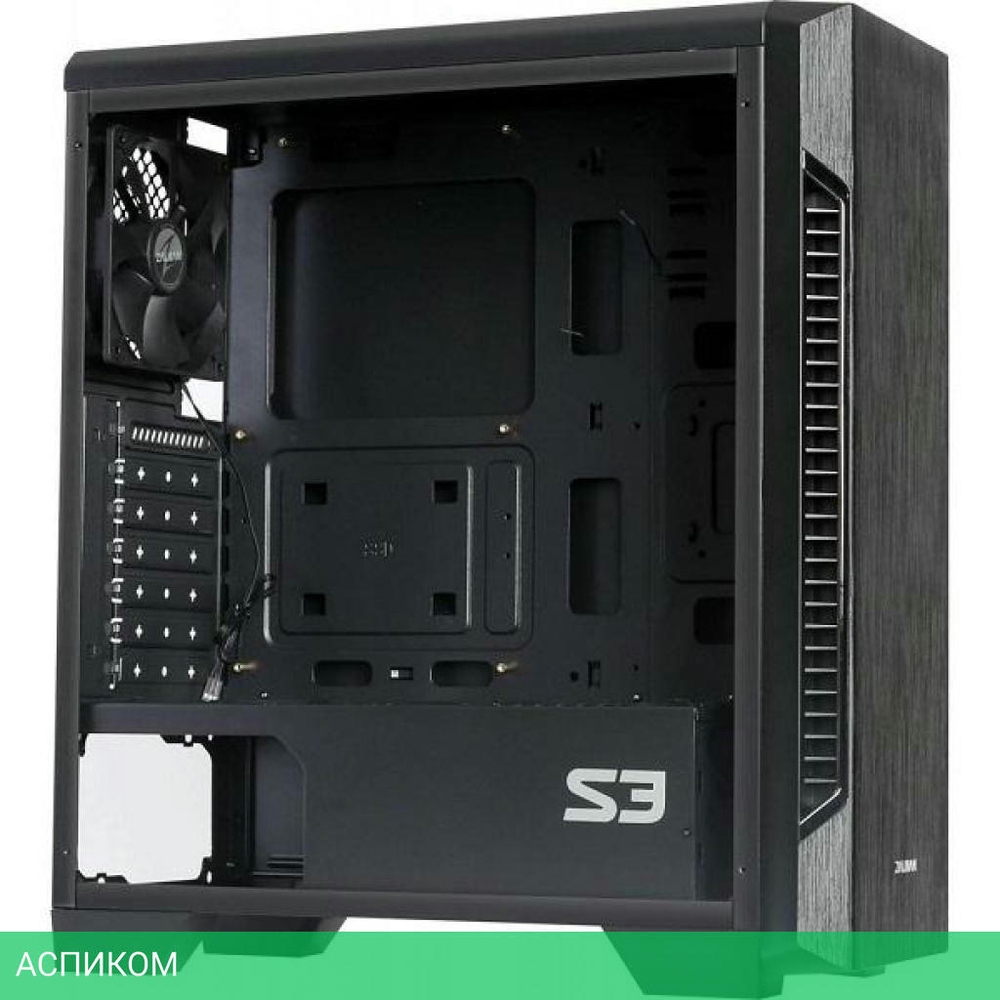 Корпус Zalman ATX без БП S3 TG Black
