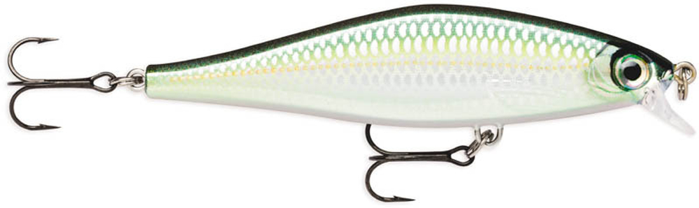 Воблер RAPALA Shadow Rap Shad 09 /BLK /медленно всплывающ./ 0,9м-1,2м, 9см, 12гр