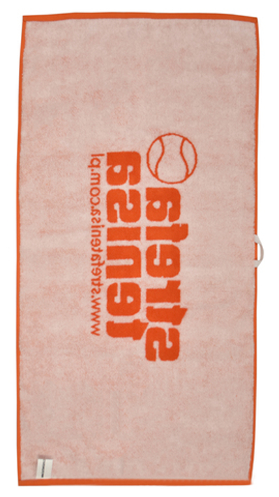 Полотенце теннисноеStrefa теннисa Towel Logo - orange/white