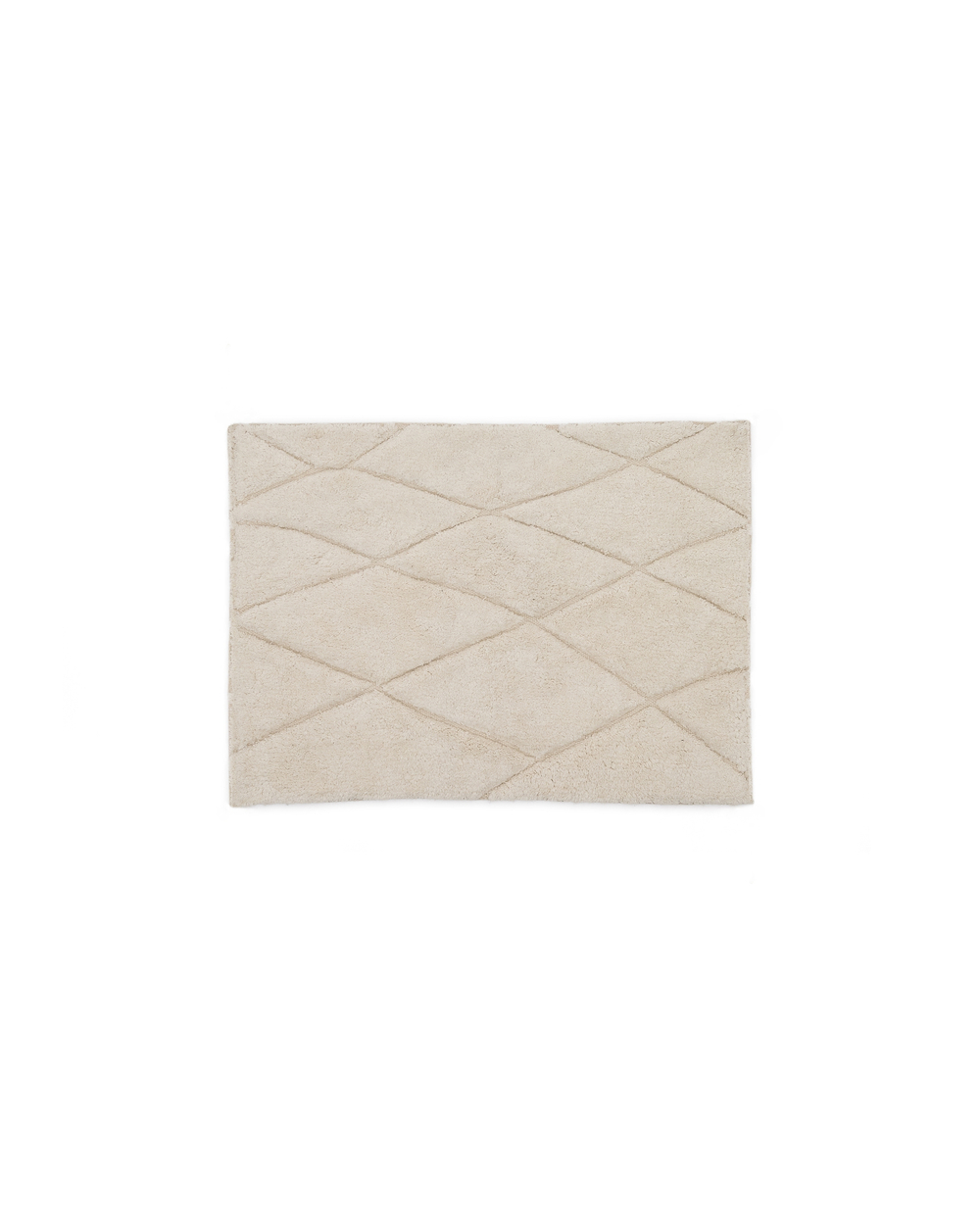 Коврик для ванной Nyana белый хлопковый 50 x 70 см