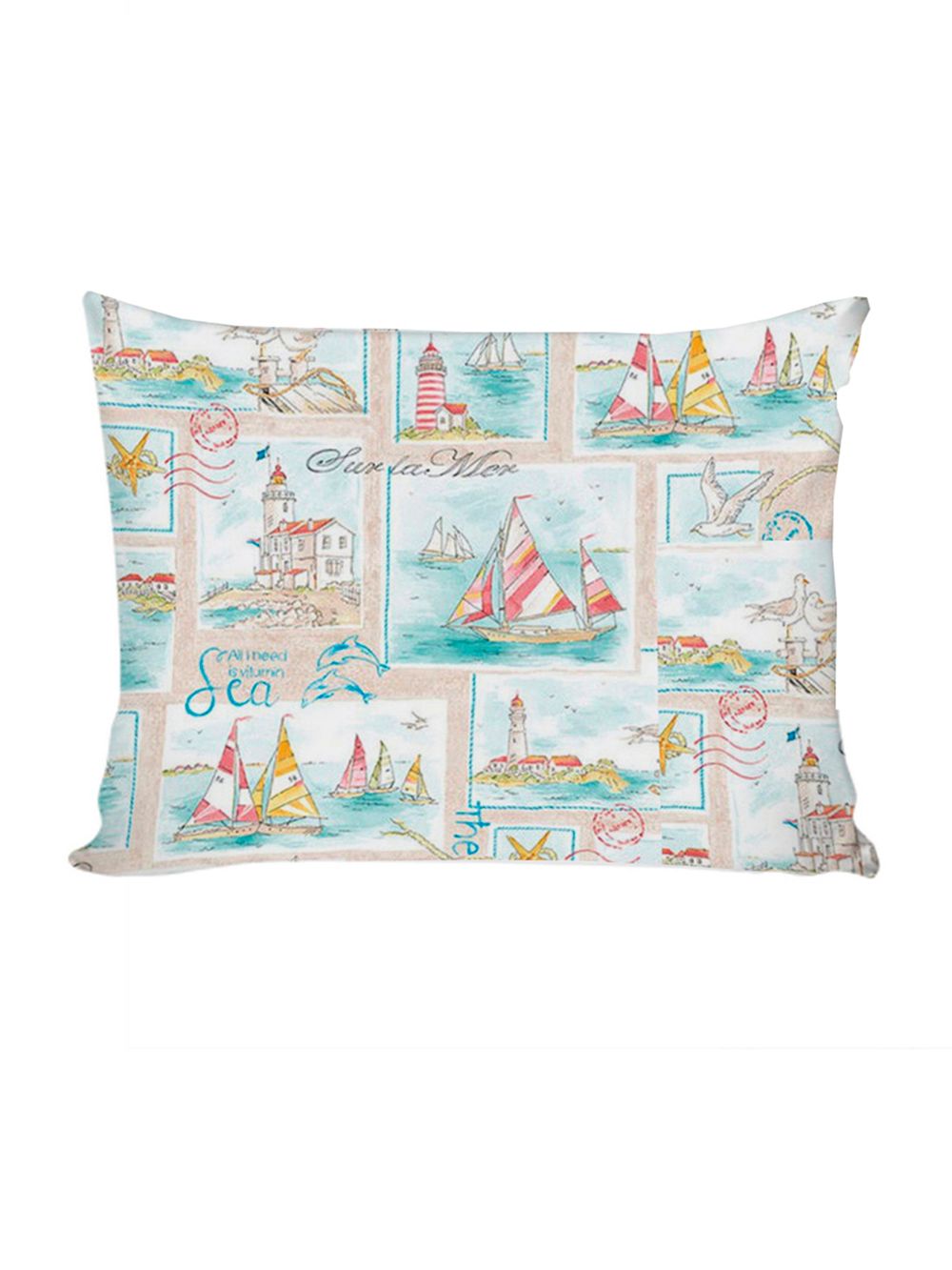 Постельное белье Сказка "Витамин Sea" 1,5-сп  наволочка 50х70 1шт Простынь 150х215 см Пододеяльник 145х215 см перкаль