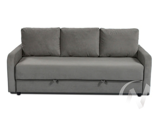 Диван прямой НЕО-1 (БД) подушки Lovely 6 (дымчато-серый) посадка Lovely 6 (дымчато-серый)