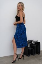 Юбка (черный/синий) Ю11-16/5 Nikol