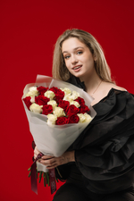 Букет «Микс 25 роз»