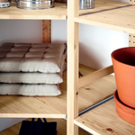 Угловой стеллаж деревянный напольный с 7 полками Икеа ИВАР IVAR 179х60х60 см, стеллаж для хранения книг и игрушек, в гараж и на балкон из массива сосны