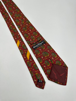 Галстук красный Salvatore Ferragamo