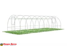 Теплица Усиленная &quot;Стандарт Делюкс&quot; 3х8 метров (каркас + поликарбонат 4 мм) магазин Наша Дача