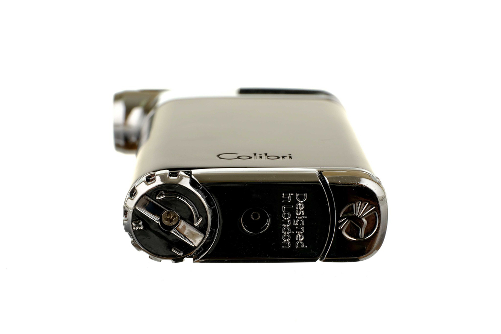 Зажигалка трубочная Colibri Pacific с тампером, матовый черный-хром