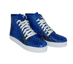 Кеды из кожи питона SH-68