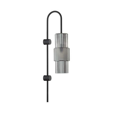 5016/1W MODERN ODL23 405 черный/дымчатый металл/стекло Бра E14 1*40W PIMPA