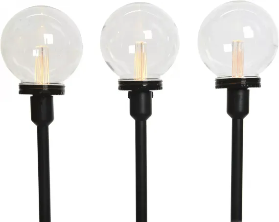 Светодиодная гирлянда Фонари Эдисона 3 шт высотой по 40 см, IP44, 3 LED лампы теплых белых, Kaemingk (490076)