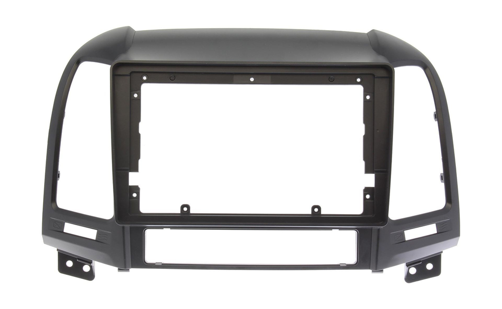 Комплект рамки с разъёмами 9" Hyundai Santa Fe 2006-2012 black - Car-Smart 7113B
