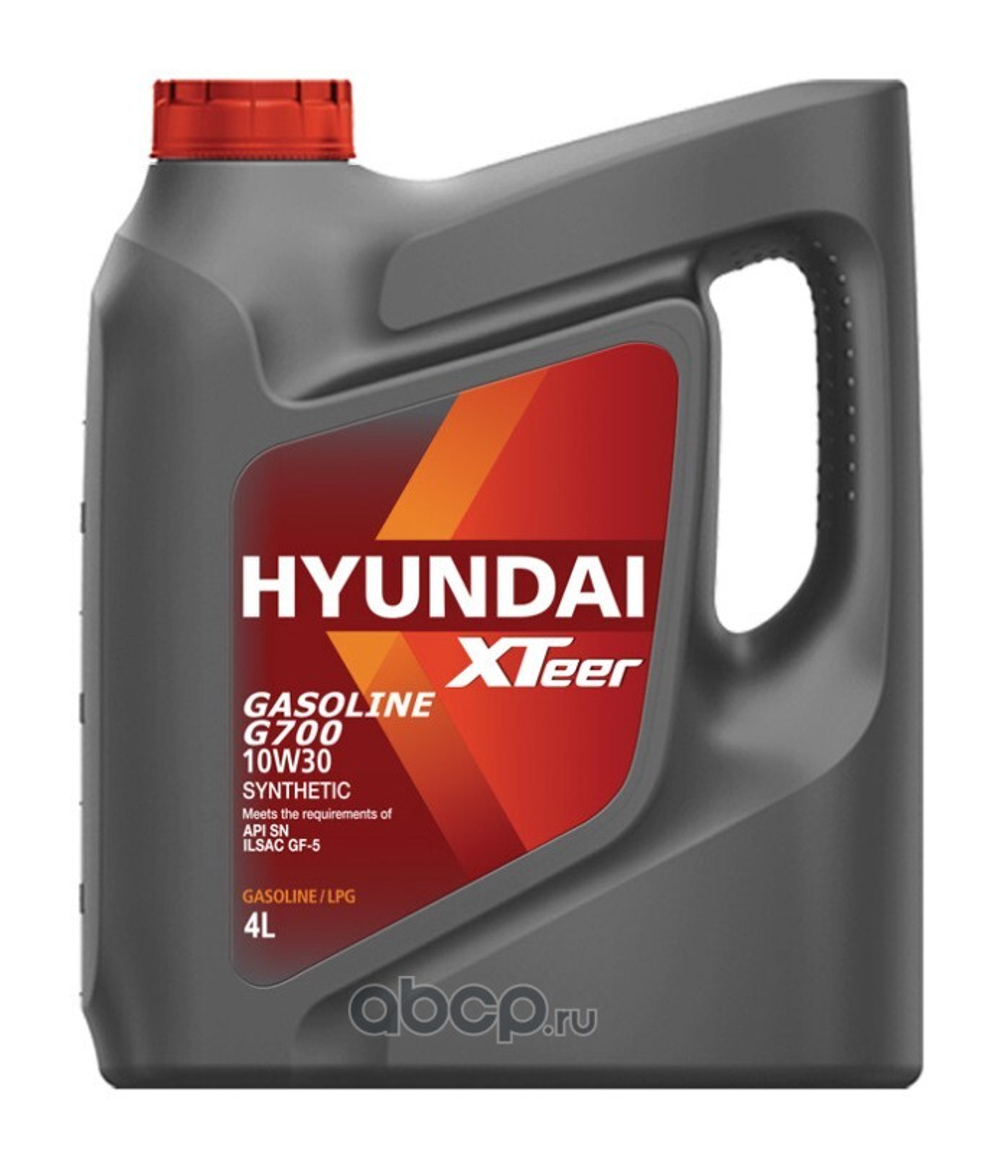 HYUNDAI XTEER Масло моторное Gasoline G700 10W30 синт. 4 л
