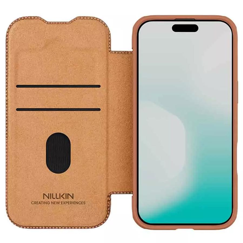 Кожаный чехол-книжка Nillkin Leather Qin Pro для iPhone 17 Air