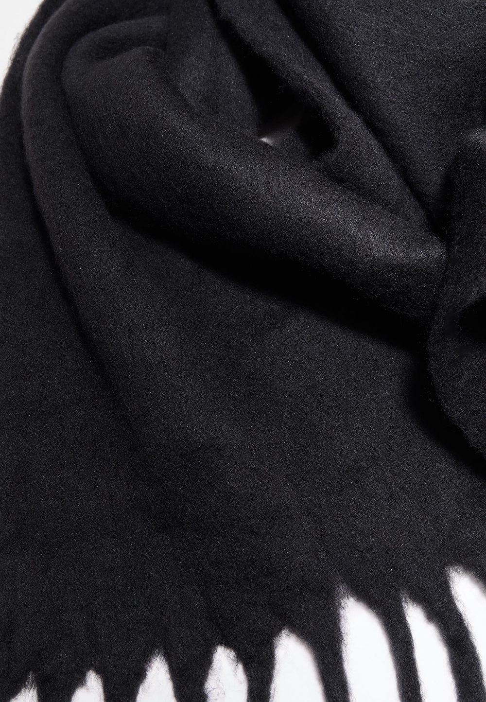 STRADIVARIUS Базовый шарф, черный