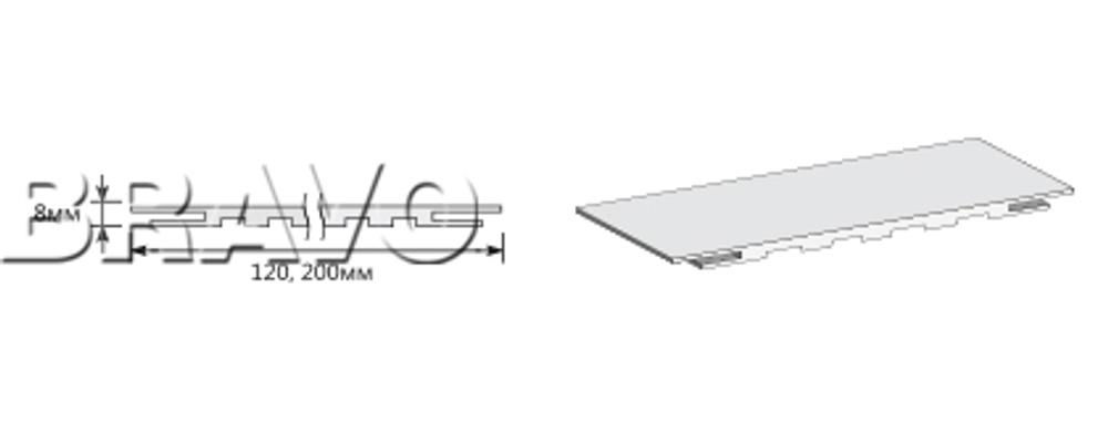 Добор "Т" 2070*200*8 М