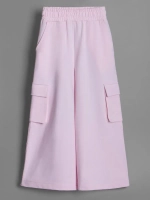 Розовый костюм для девочки на осень