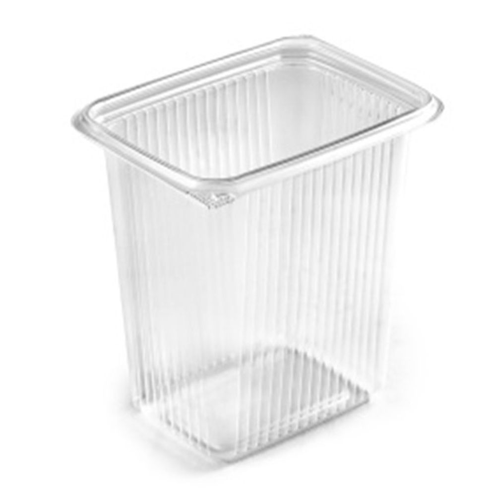 Контейнер с крышкой ЮЖУРА 500г ПРЯМОУГ КР12-500 (комплект 100 шт)