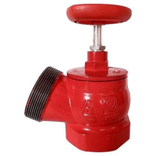 Вентиль чугунный пожарный угловой 125 гр. КПК-2 Ду 65 PN 16, муфта-штуцер