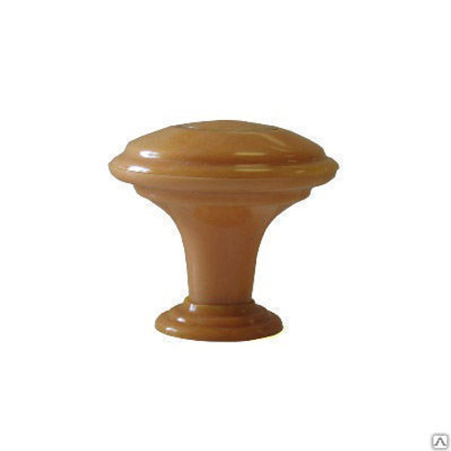 Ручка-кнопка Башкирия РДП-01-2 светлое дерево золотое кольцо  / 2357