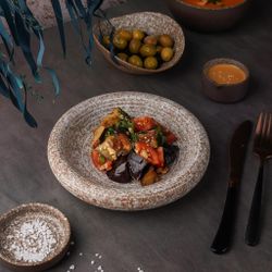 Блюдо круглое d 20,2 см h4,5 см Brown Untouched Taiga P.L. Proff Cuisine [1]