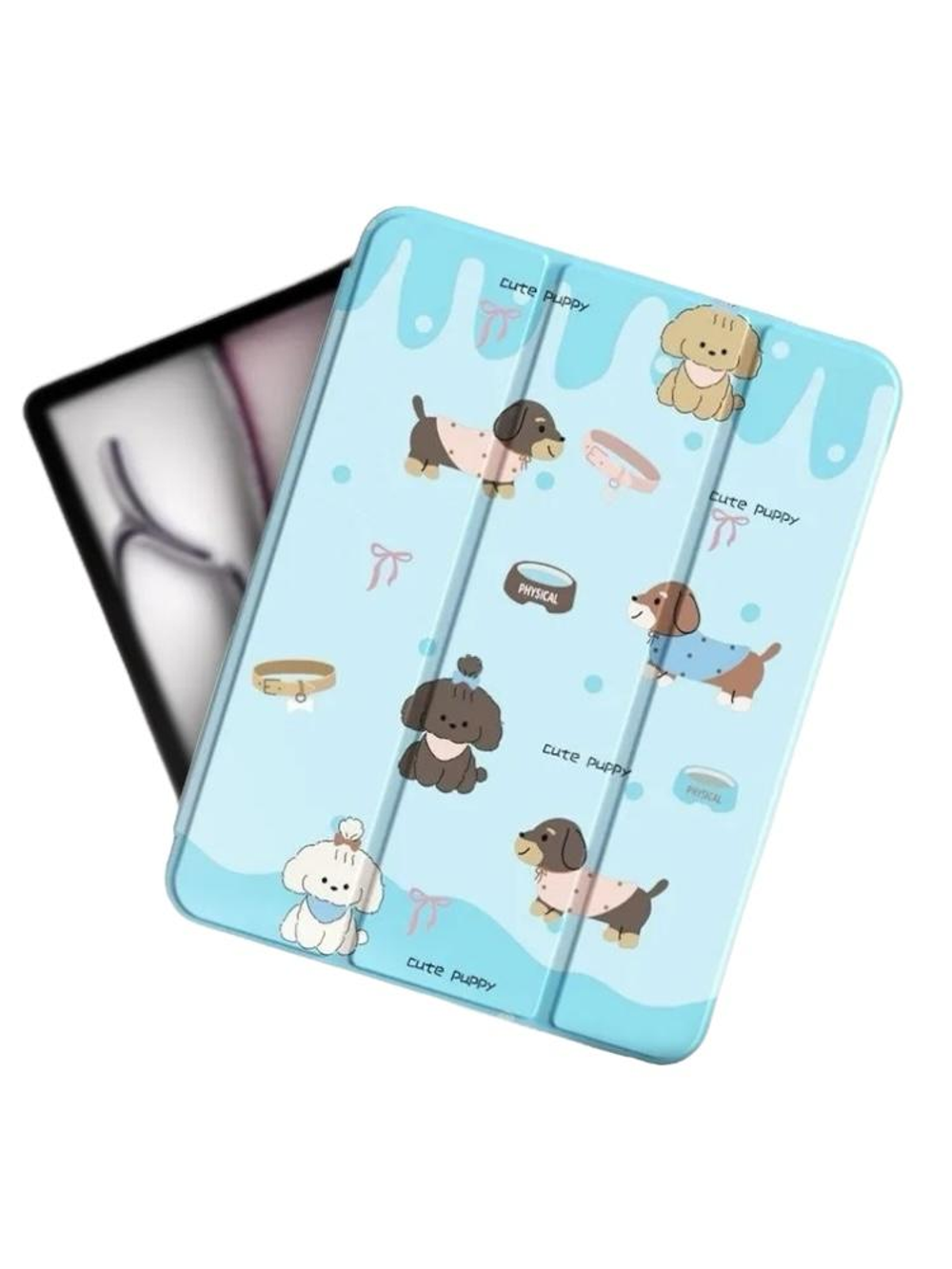 MOSBROS Xing Y1 Series Cover For iPad Air 4/5 10.9”/ Air 11” M2 2024/Air 11” M3 2025 Bear-Black