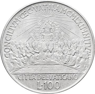 100 лир 1962 Ватикан, Второй Ватиканский собор