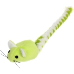 Игрушка - мышка для кошек «ЦЕПКИЕ ЛАПКИ», цвет зеленый, шуршащий хвостик 7см