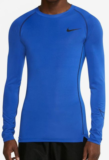 Компрессионка  Nike Pro Dri-Fit Tight Top LS M - небесный