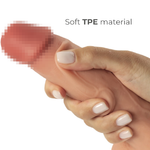 Фаллоимитатор Coeus с подвижной кожей Fantasy Toys 21 см