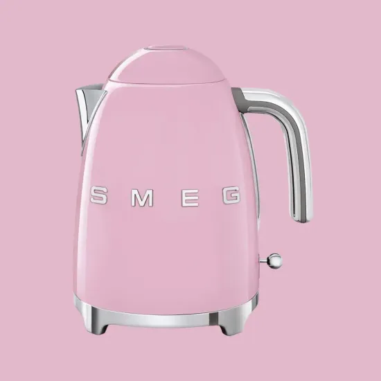 Электрический чайник Smeg KLF03PKEU, объем 1,7 л, розовый